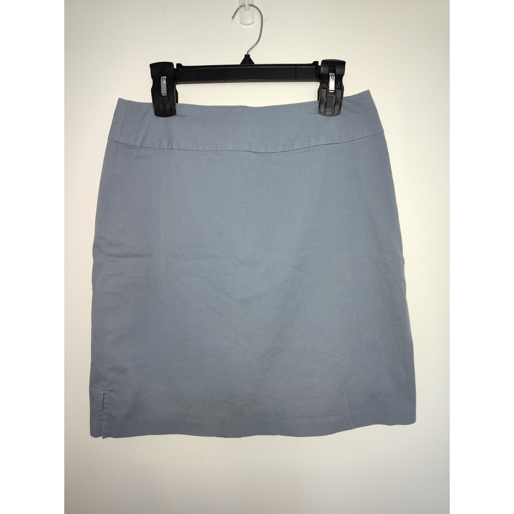 Banana‎ Republic Womens Blue Stretch Cotton Mini Skirt Size 10 Style 191286